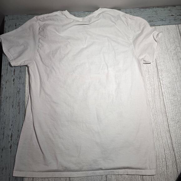 Corvette Chemistry Shirt White Graphic Short Sleeve Cotton LARGE Vintage Retro - Picture 5 of 5